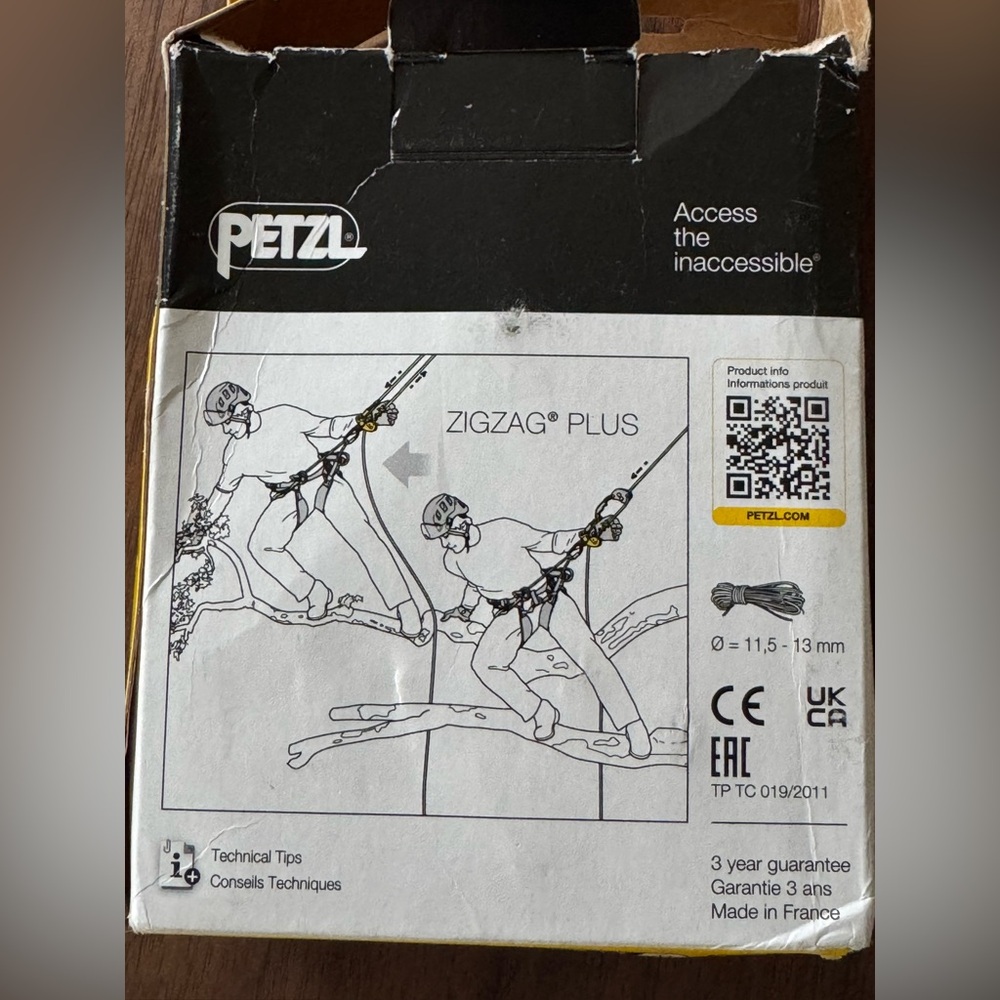 Petzl Zigzag Plus Mechanical Prusik - Orange - Picture 7 of 7